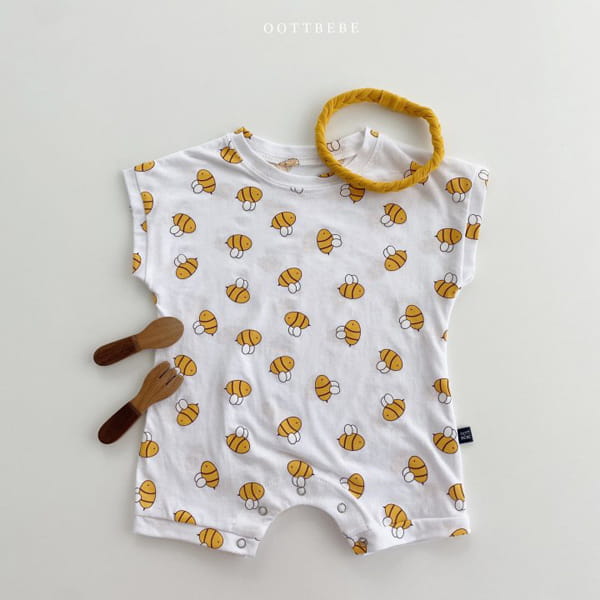 OOTT BEBE - Korean Children Fashion - #Kfashion4kids - Honey Bee Bodysuit - 6