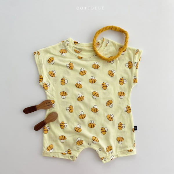 OOTT BEBE - Korean Children Fashion - #Kfashion4kids - Honey Bee Bodysuit - 7