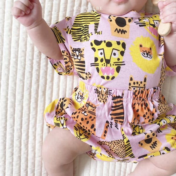 OOTT BEBE - Korean Children Fashion - #Kfashion4kids - Tiger Top Bloomer Set - 6