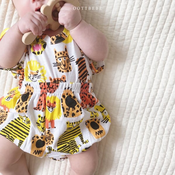 OOTT BEBE - Korean Children Fashion - #Kfashion4kids - Tiger Top Bloomer Set - 7