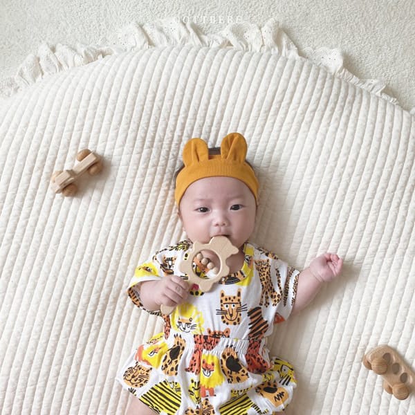 OOTT BEBE - Korean Children Fashion - #Kfashion4kids - Tiger Top Bloomer Set - 8