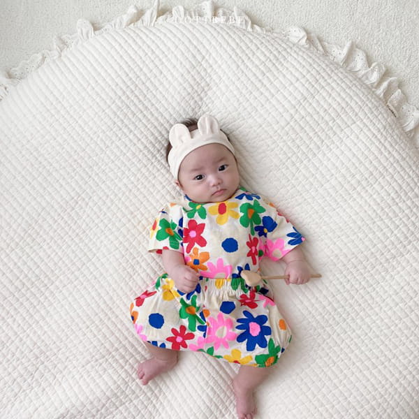OOTT BEBE - Korean Children Fashion - #Kfashion4kids - Crayon Top Bottom Set - 5