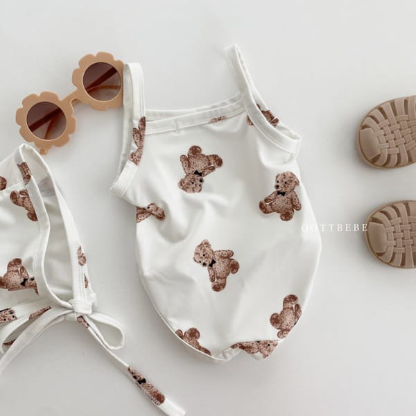 OOTT BEBE - Korean Children Fashion - #Kfashion4kids - Vegetable Teddy Swimwear with Bonnet - 6