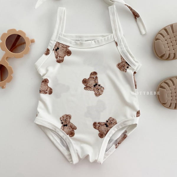 OOTT BEBE - Korean Children Fashion - #Kfashion4kids - Vegetable Teddy Swimwear with Bonnet - 9