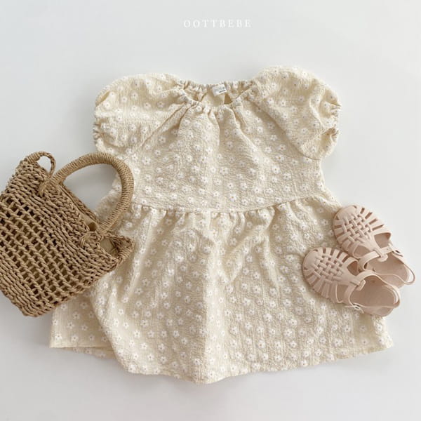 OOTT BEBE - Korean Children Fashion - #Kfashion4kids - Rose One-piece - 3