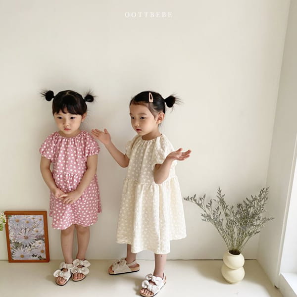 OOTT BEBE - Korean Children Fashion - #Kfashion4kids - Rose One-piece - 8