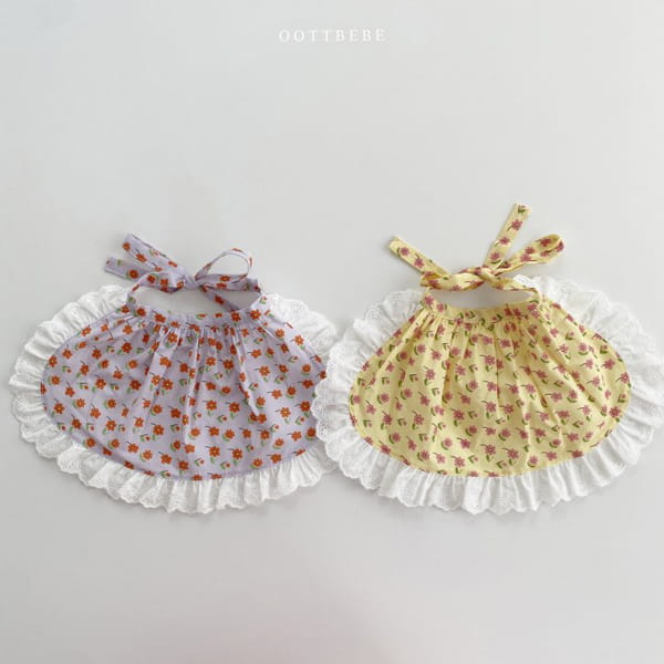 OOTT BEBE - Korean Children Fashion - #Kfashion4kids - Maria Bodysuit with Apron Bonnet - 6