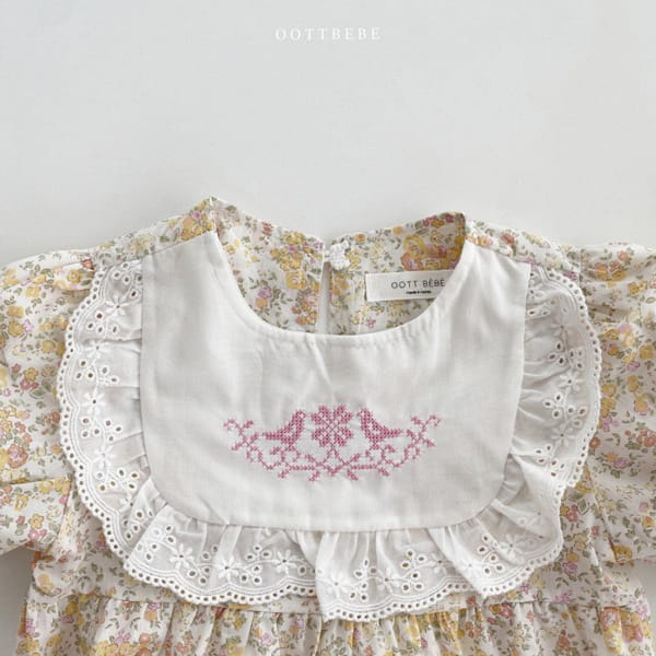 OOTT BEBE - Korean Children Fashion - #Kfashion4kids - Lace Bodysuit with Bonnet - 7