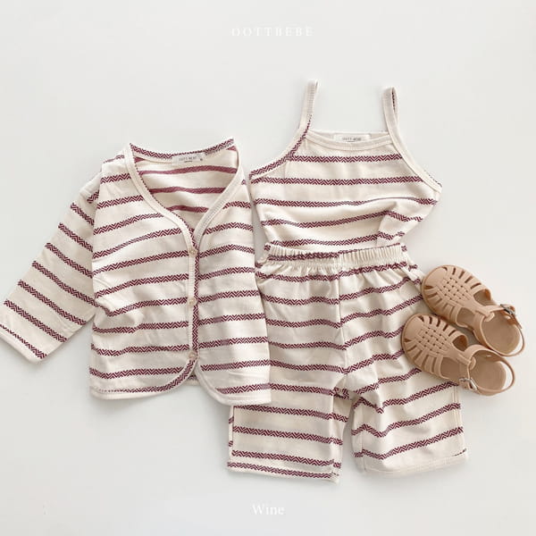 OOTT BEBE - Korean Children Fashion - #Kfashion4kids - Indian Top Sleeveless Bottom Set