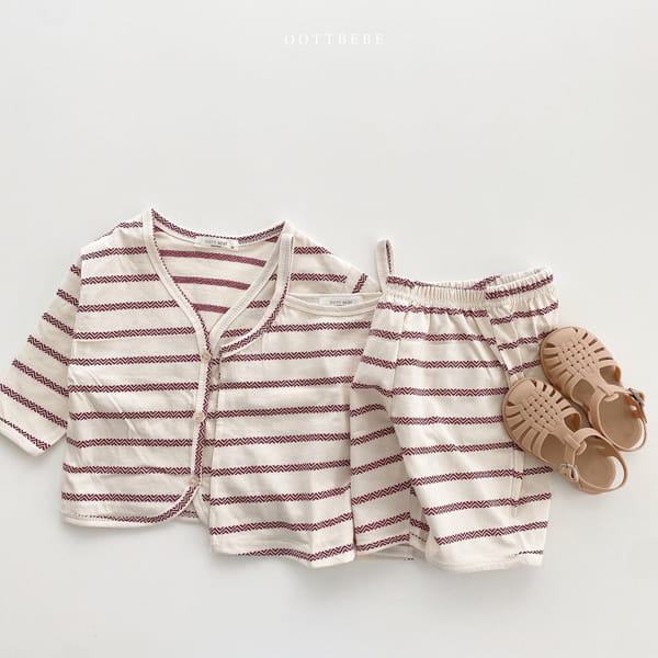 OOTT BEBE - Korean Children Fashion - #Kfashion4kids - Indian Top Sleeveless Bottom Set - 12
