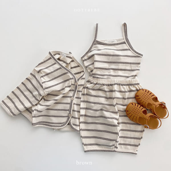OOTT BEBE - Korean Children Fashion - #Kfashion4kids - Indian Top Sleeveless Bottom Set - 3
