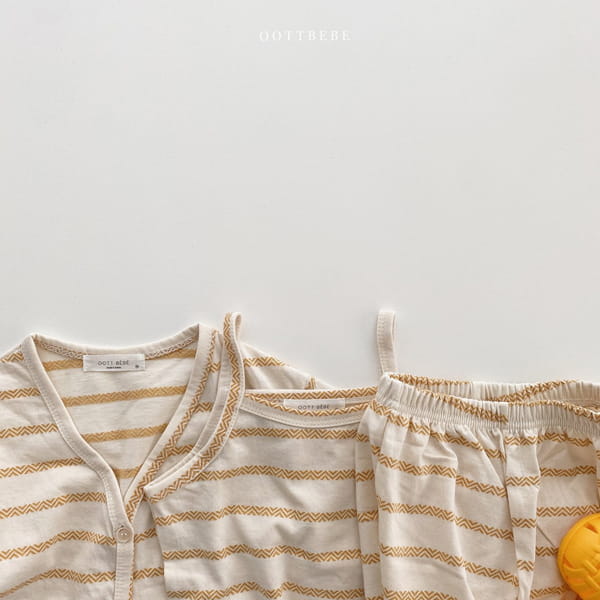 OOTT BEBE - Korean Children Fashion - #Kfashion4kids - Indian Top Sleeveless Bottom Set - 6