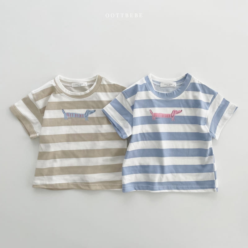 OOTT BEBE - Korean Children Fashion - #Kfashion4kids - Bobo Dog Tee - 2