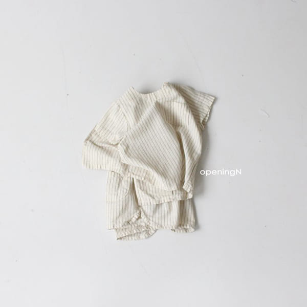 OPENING & - Korean Children Fashion - #Kfashion4kids - Teran Stripes Shorts - 6