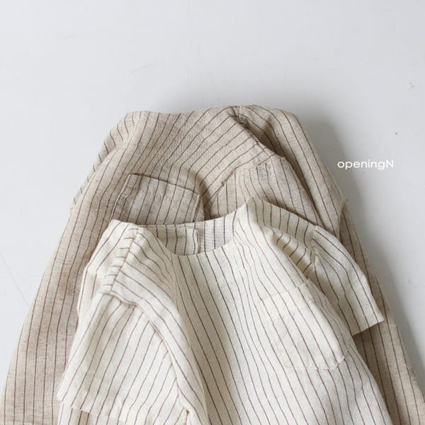 OPENING & - Korean Children Fashion - #Kfashion4kids - Teran Stripes Tee - 5