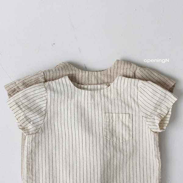 OPENING & - Korean Children Fashion - #Kfashion4kids - Teran Stripes Tee - 6
