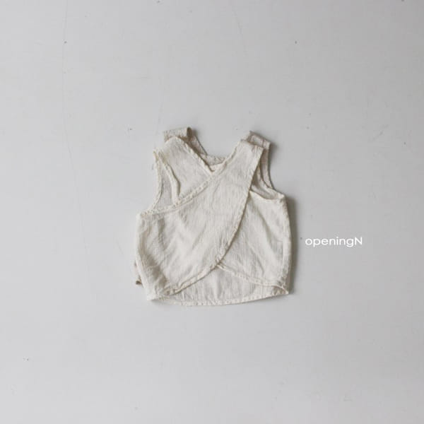 OPENING & - Korean Children Fashion - #Kfashion4kids - Check Cross Tee - 10