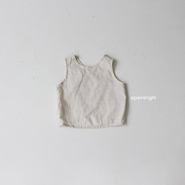 OPENING & - Korean Children Fashion - #Kfashion4kids - Check Cross Tee - 8