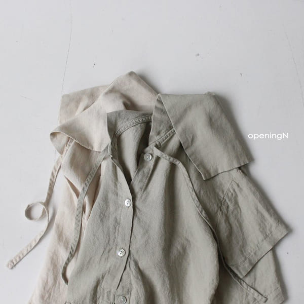 OPENING & - Korean Children Fashion - #Kfashion4kids - Linen Sailor Cardigan - 4