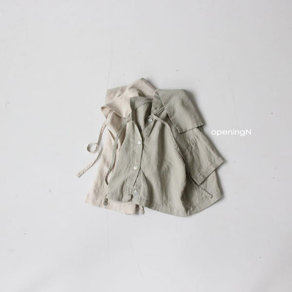 OPENING & - Korean Children Fashion - #Kfashion4kids - Linen Sailor Cardigan - 5