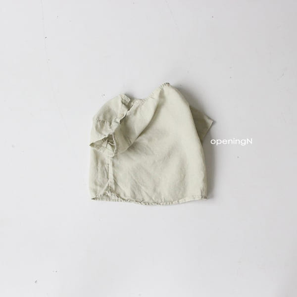 OPENING & - Korean Children Fashion - #Kfashion4kids - Linen Pigment Tee - 3