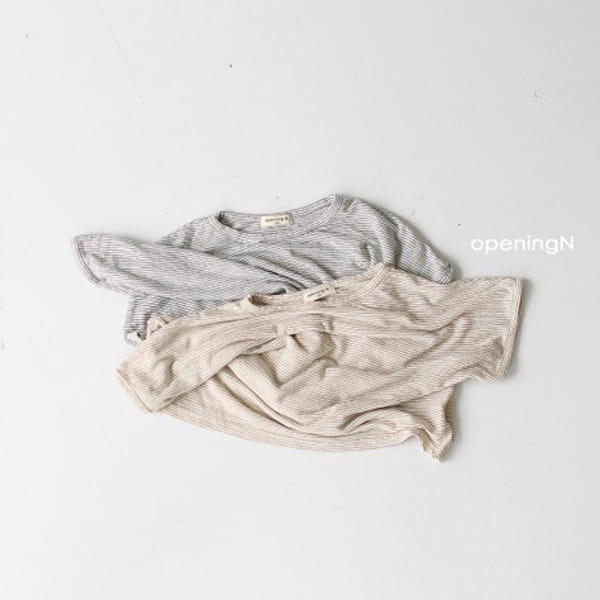 OPENING & - Korean Children Fashion - #Kfashion4kids - Marine Stripes Tee
