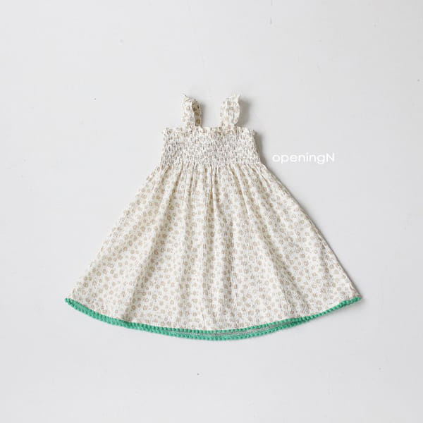 OPENING & - Korean Children Fashion - #Kfashion4kids - French Smocked One-piece - 2