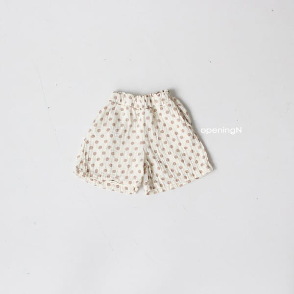 OPENING & - Korean Children Fashion - #Kfashion4kids - Dot Yoru Shorts - 2