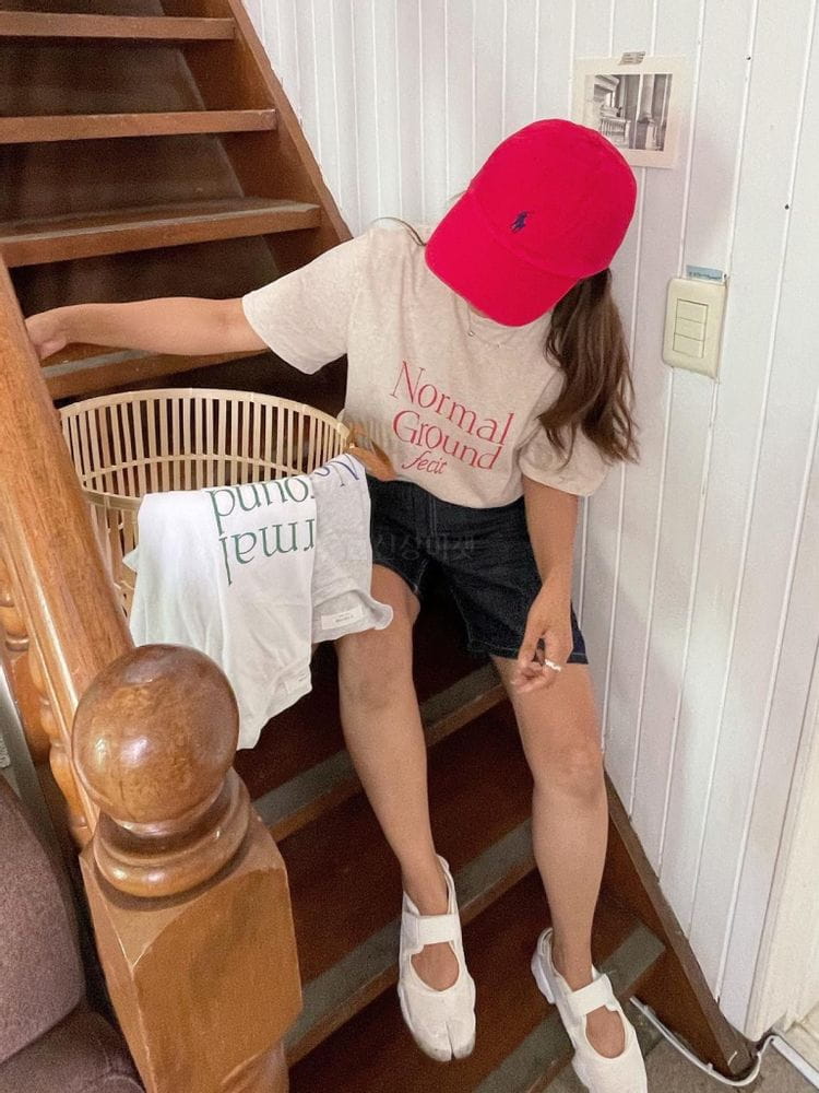 OSENSE - Korean Children Fashion - #Kfashion4kids - Nomal Paint Tee