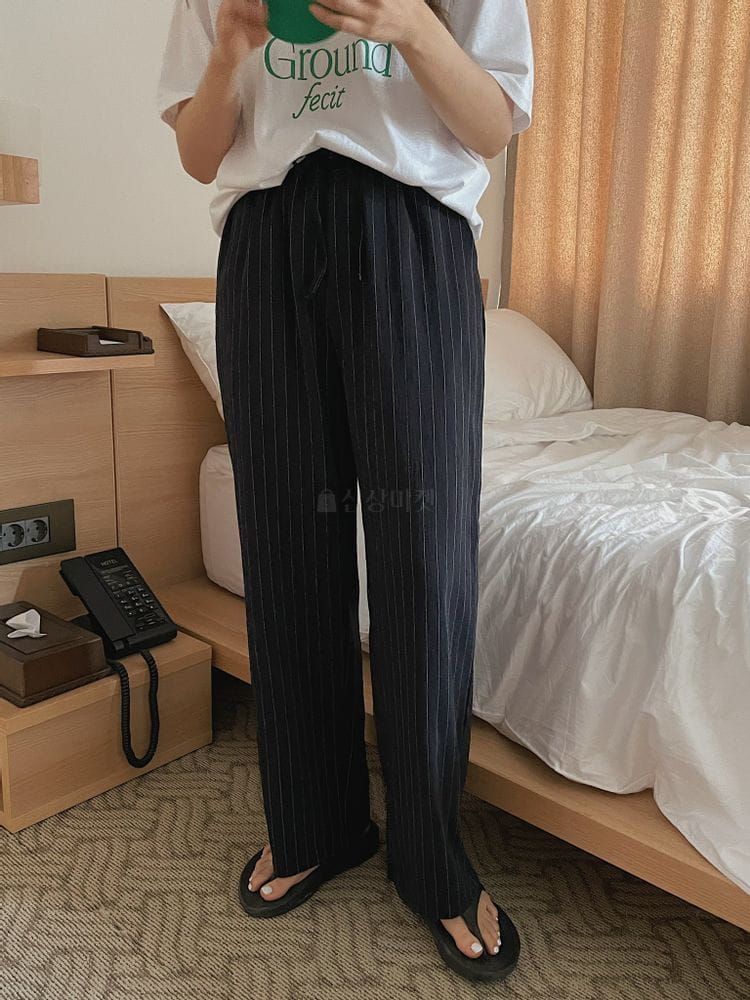 OSENSE - Korean Children Fashion - #Kfashion4kids - With Stripes Banding Pants - 3