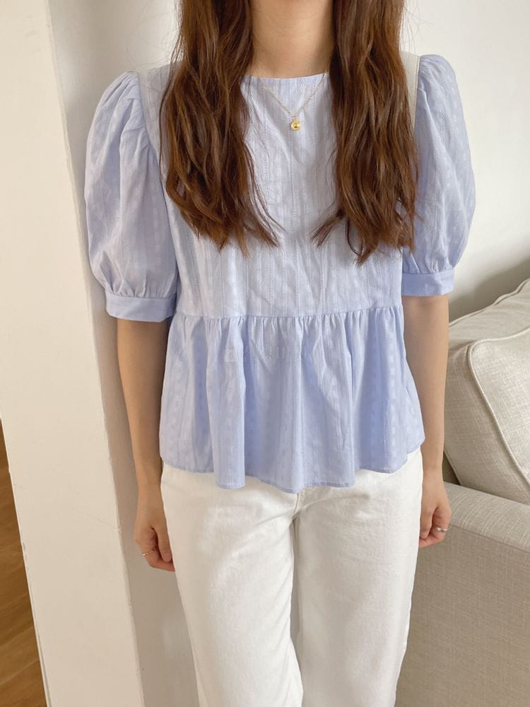 OSENSE - Korean Children Fashion - #Kfashion4kids - Bell Two Ways Blouse - 2