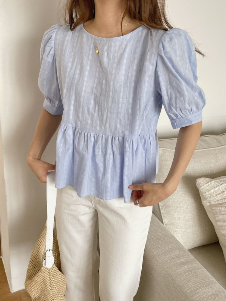 OSENSE - Korean Children Fashion - #Kfashion4kids - Bell Two Ways Blouse - 3