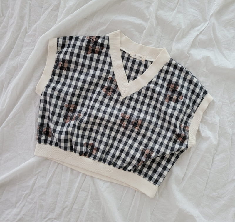 PAPER STUDIOS - Korean Children Fashion - #Kfashion4kids - Bear Sleeveless - 6