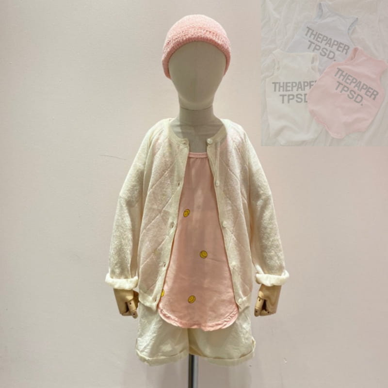 PAPER STUDIOS - Korean Children Fashion - #Kfashion4kids - Smile Sleeveless