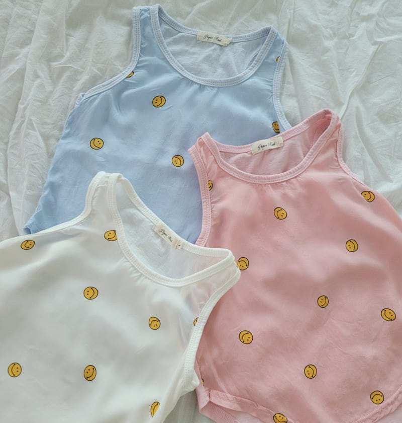 PAPER STUDIOS - Korean Children Fashion - #Kfashion4kids - Smile Sleeveless - 8