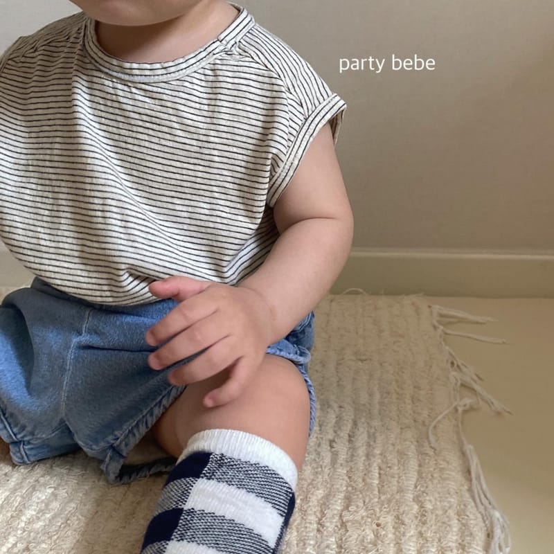 PARTY KIDS - Korean Children Fashion - #Kfashion4kids - Tini Bebe Stripes Sleeveless - 10