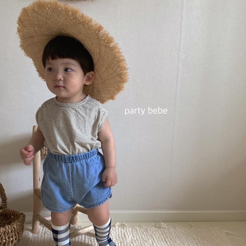 PARTY KIDS - Korean Children Fashion - #Kfashion4kids - Tini Bebe Stripes Sleeveless - 8