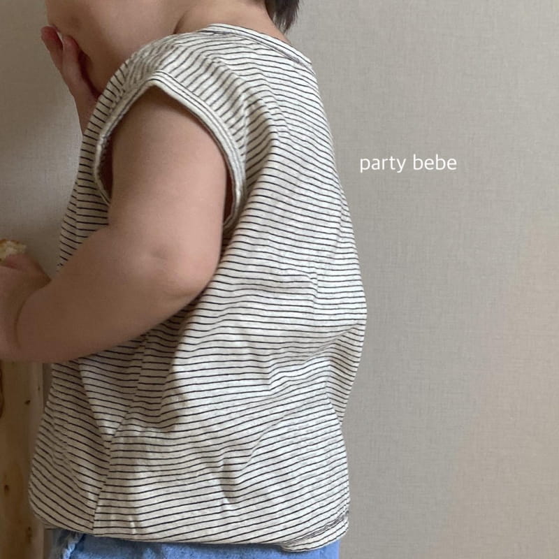 PARTY KIDS - Korean Children Fashion - #Kfashion4kids - Tini Bebe Stripes Sleeveless - 9