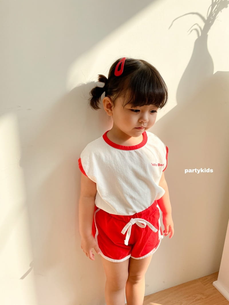PARTY KIDS - Korean Children Fashion - #Kfashion4kids - Tendy Bear Top Bottom Set - 10