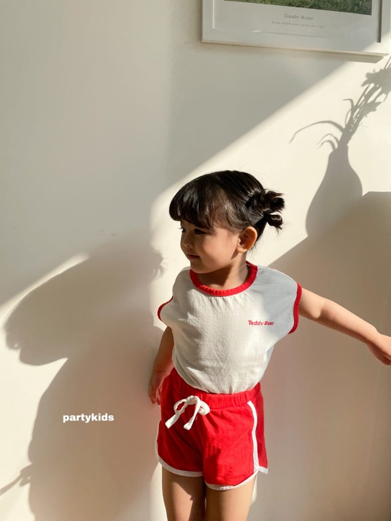 PARTY KIDS - Korean Children Fashion - #Kfashion4kids - Tendy Bear Top Bottom Set - 11