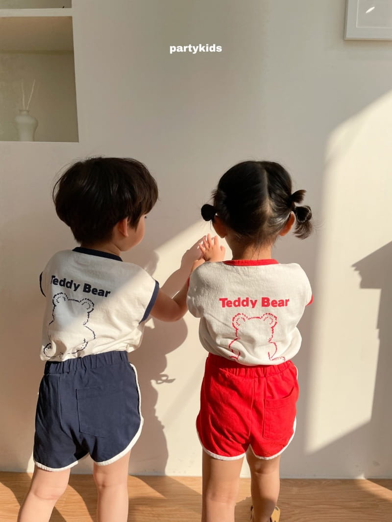 PARTY KIDS - Korean Children Fashion - #Kfashion4kids - Tendy Bear Top Bottom Set - 5