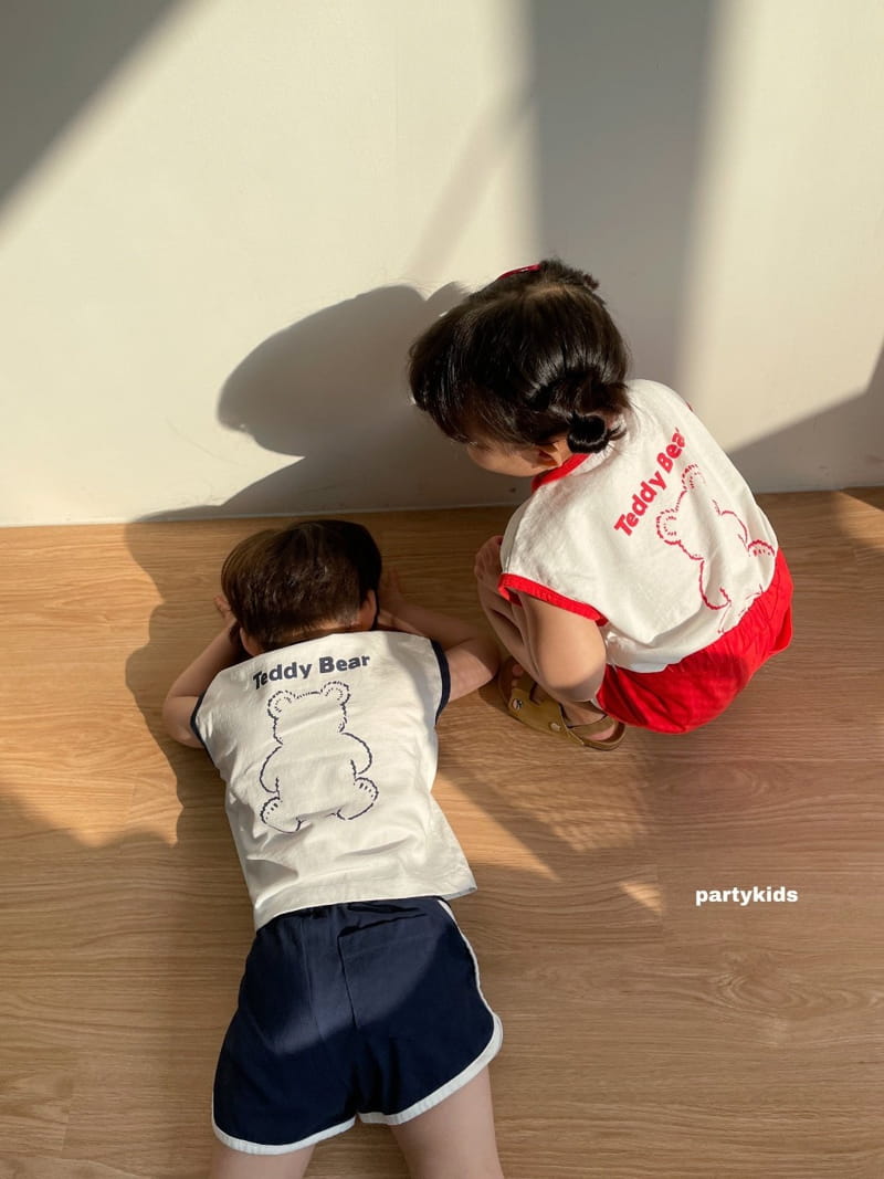 PARTY KIDS - Korean Children Fashion - #Kfashion4kids - Tendy Bear Top Bottom Set - 6