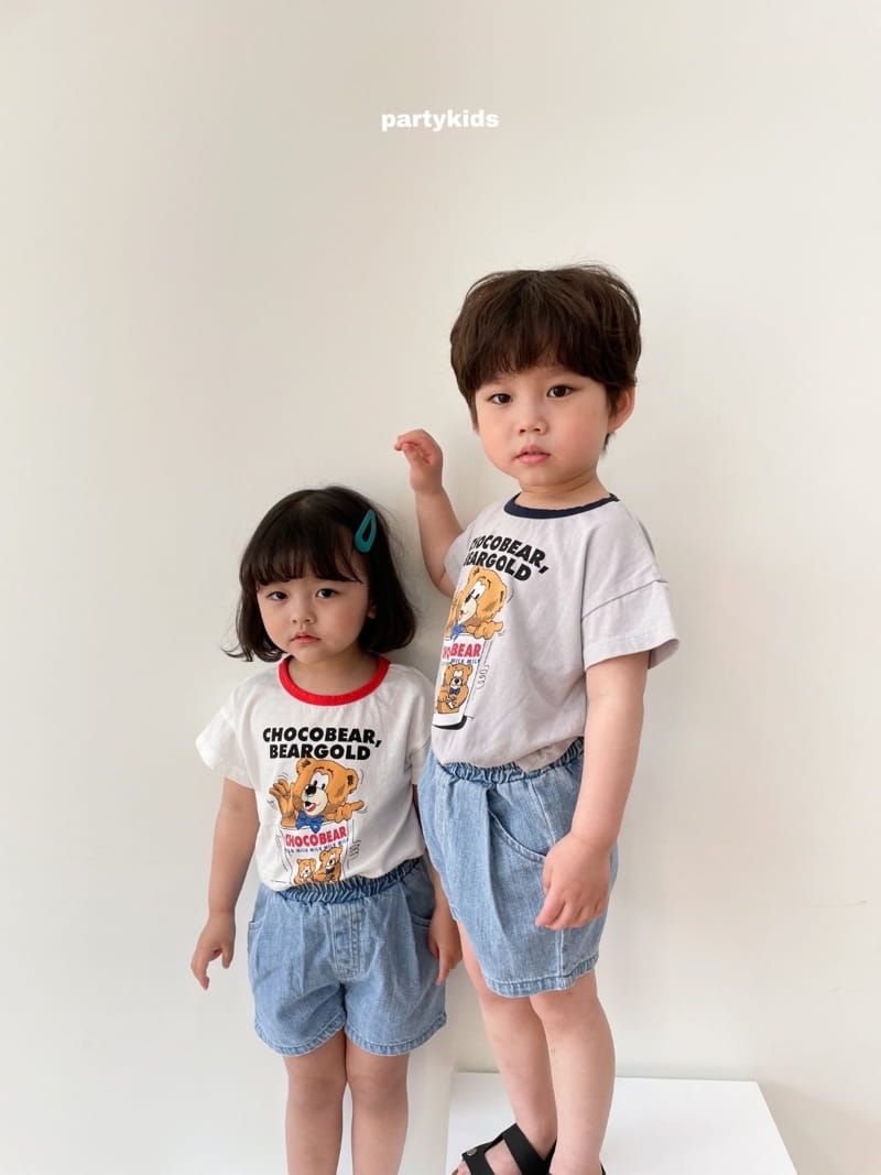 PARTY KIDS - Korean Children Fashion - #Kfashion4kids - Choco Bear Tee - 10