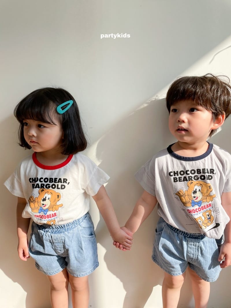 PARTY KIDS - Korean Children Fashion - #Kfashion4kids - Choco Bear Tee - 7