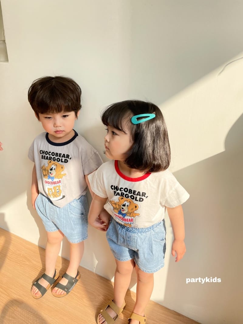 PARTY KIDS - Korean Children Fashion - #Kfashion4kids - Choco Bear Tee - 9