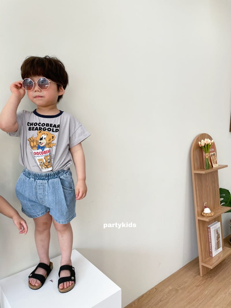 PARTY KIDS - Korean Children Fashion - #Kfashion4kids - Summer Denim Shorts - 12