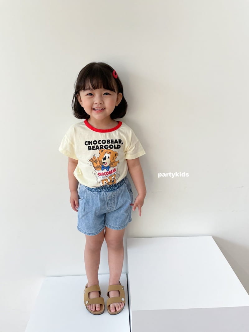 PARTY KIDS - Korean Children Fashion - #Kfashion4kids - Summer Denim Shorts - 2