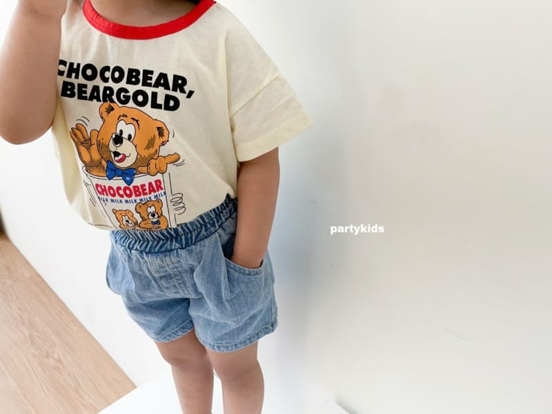 PARTY KIDS - Korean Children Fashion - #Kfashion4kids - Summer Denim Shorts - 4