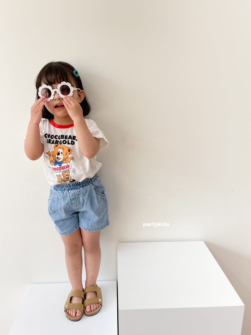 PARTY KIDS - Korean Children Fashion - #Kfashion4kids - Summer Denim Shorts - 9