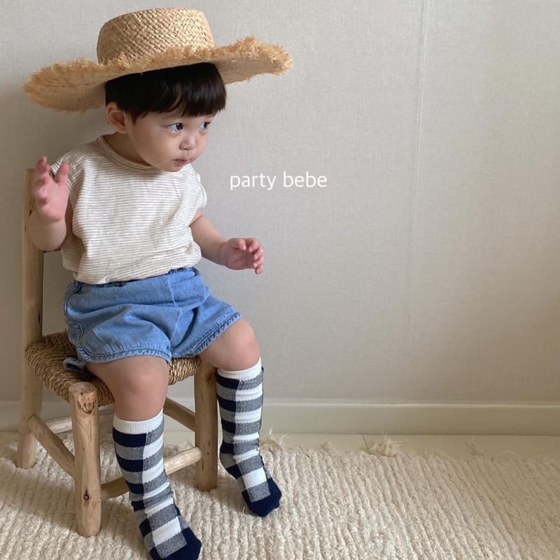 PARTY KIDS - Korean Children Fashion - #Kfashion4kids - Bebe Ppi Ppi Denim Shorts